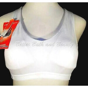 Marika Aerodynamics Enhancers Vented Racerback Wire Free‎ Sports Bra SMALL White